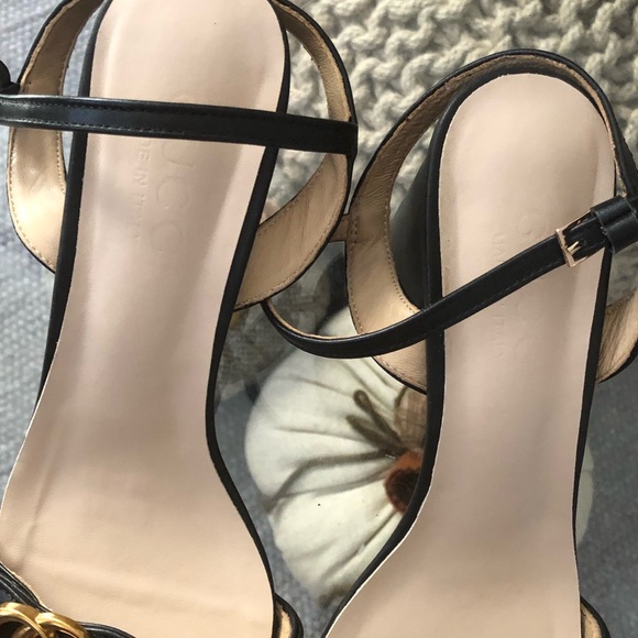 Gucci Leather mid-heel sandal size 39 - Picture 2 of 7